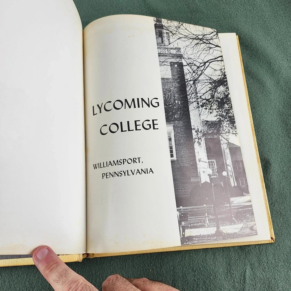 Vintage The‎ Arrow 1966 Lycoming College Williamsport Pennsylvania Yearbook